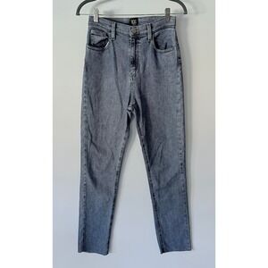 BDG Urban Outfitters Girlfriend‎ High Rise Jeans Wmns Size 27 Blue Denim Raw Hem